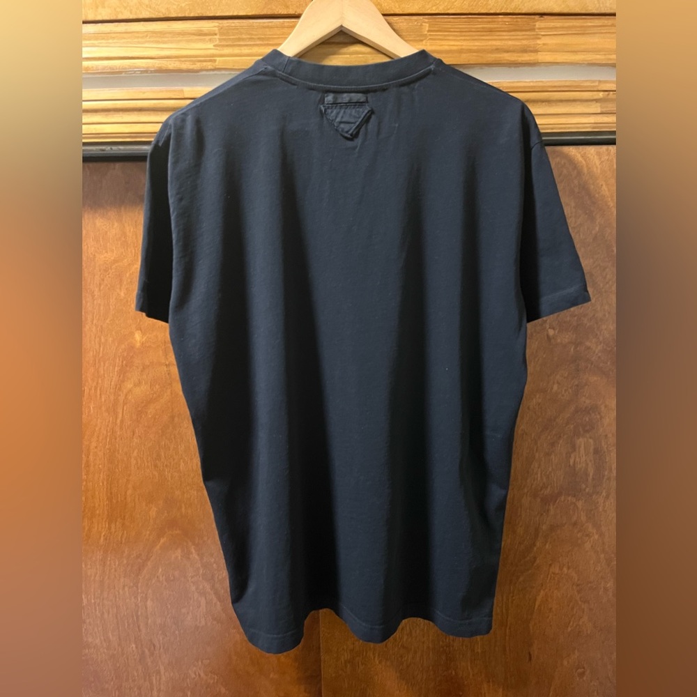 PRADA Cotton Jersey T-Shirt slim fitted tee